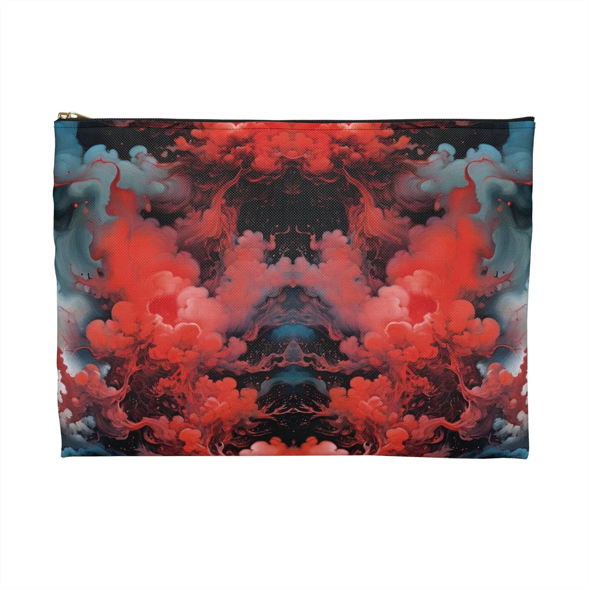 Accessory Pouch - Ethereal Crimson Flow - Duality - by Jelly Kvlt