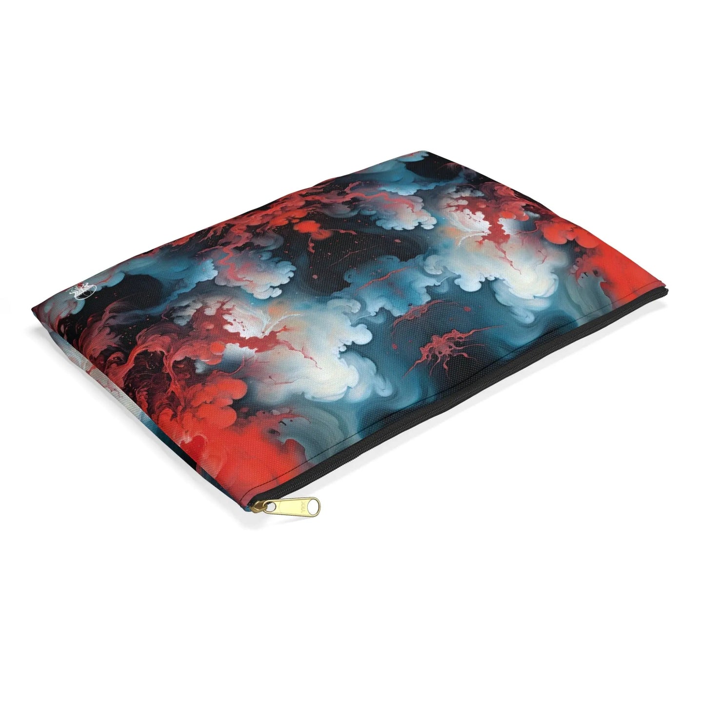 Accessory Pouch - Ethereal Crimson Flow - Duality - by Jelly Kvlt