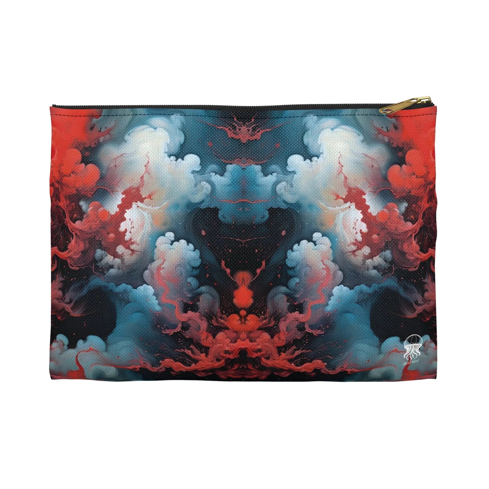 Accessory Pouch - Ethereal Crimson Flow - Light - by Jelly Kvlt