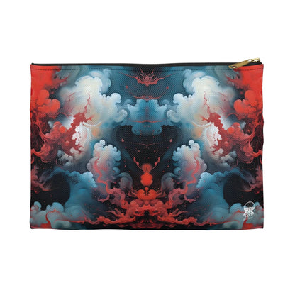 Accessory Pouch - Ethereal Crimson Flow - Light - by Jelly Kvlt