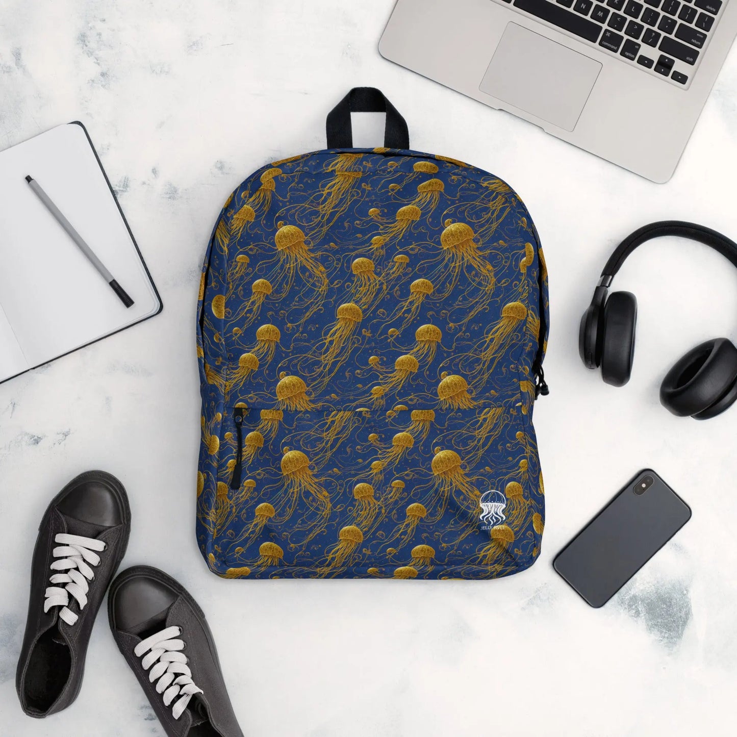 Jelly Kvlt -  Backpack: Blue and Gold