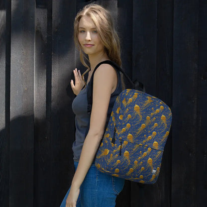 Jelly Kvlt -  Backpack: Blue and Gold