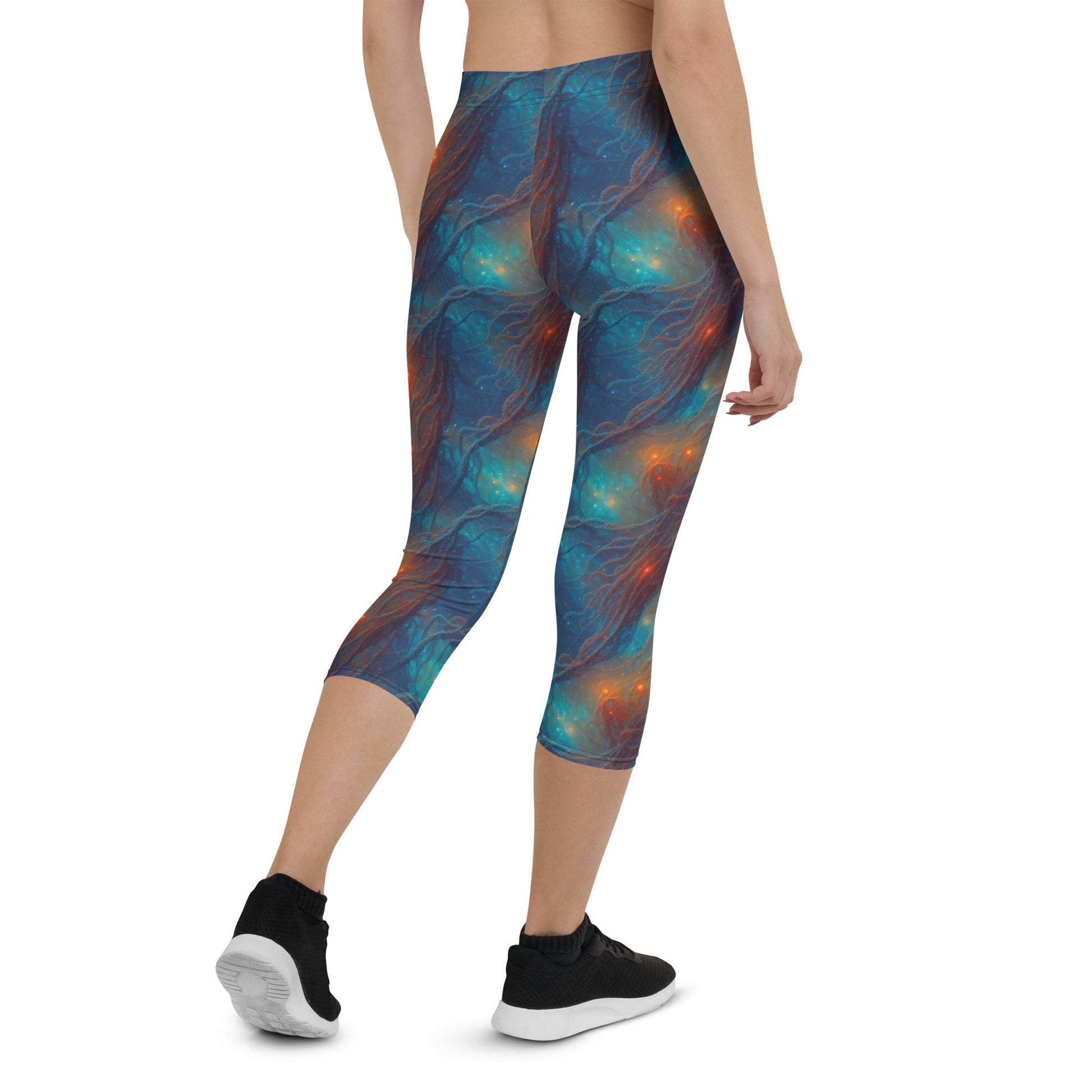 Capri Leggings - Nebular Nexus - by Jelly Kvlt