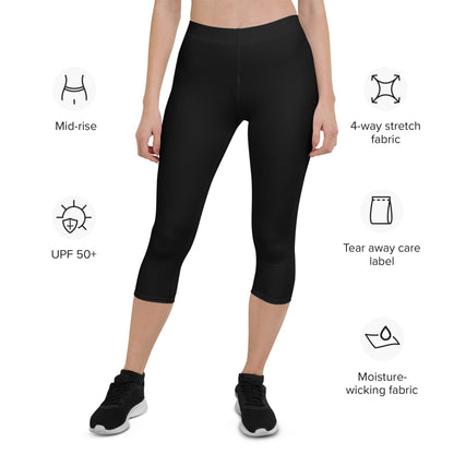 Capri Leggings - Noir Jelly Kvlt