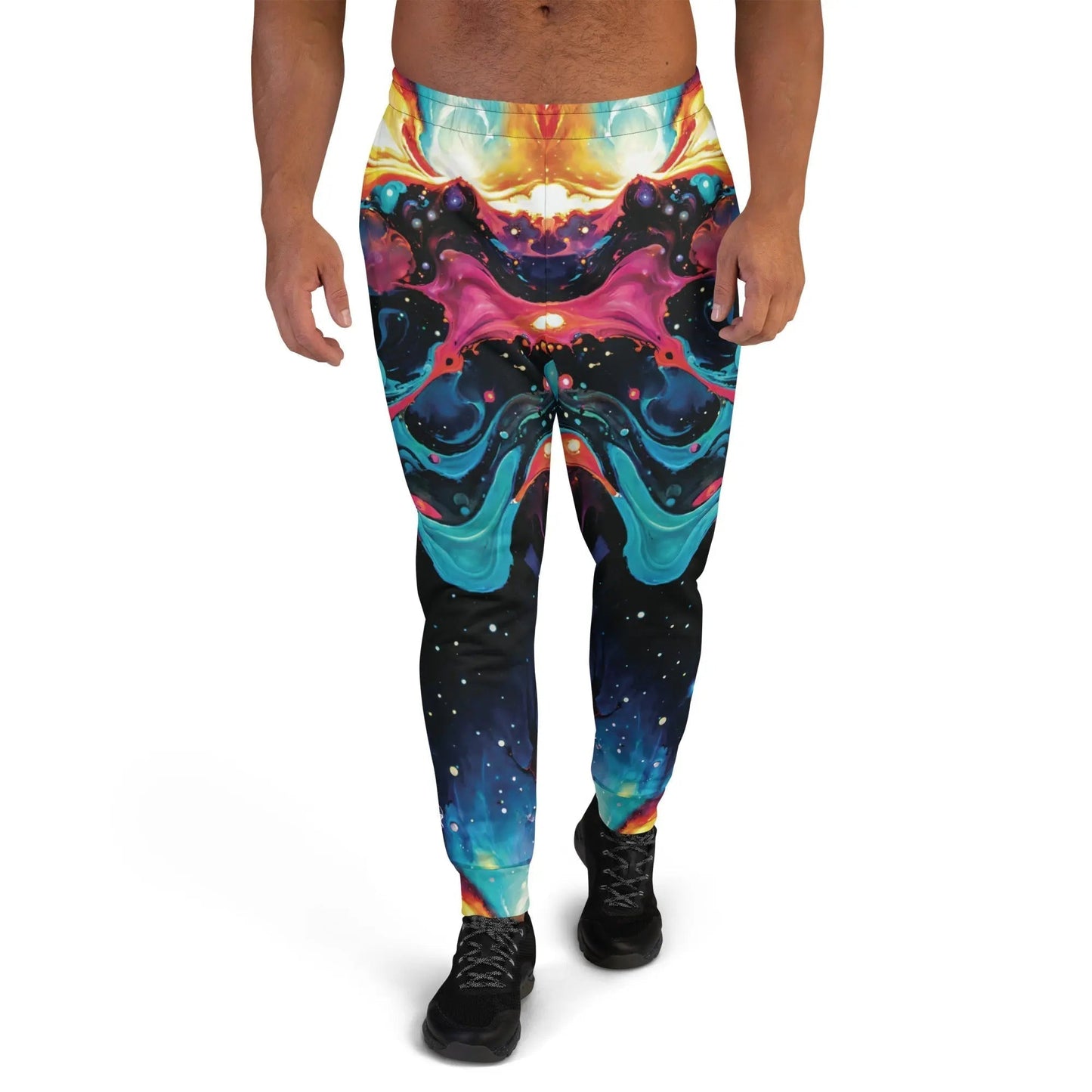 Men's Comfortable Joggers  - Astral Tempest - by Jelly Kvlt