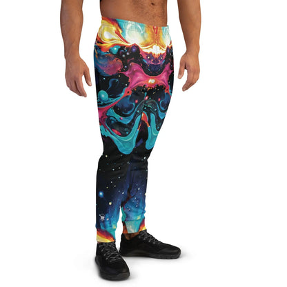 Men's Comfortable Joggers  - Astral Tempest - by Jelly Kvlt