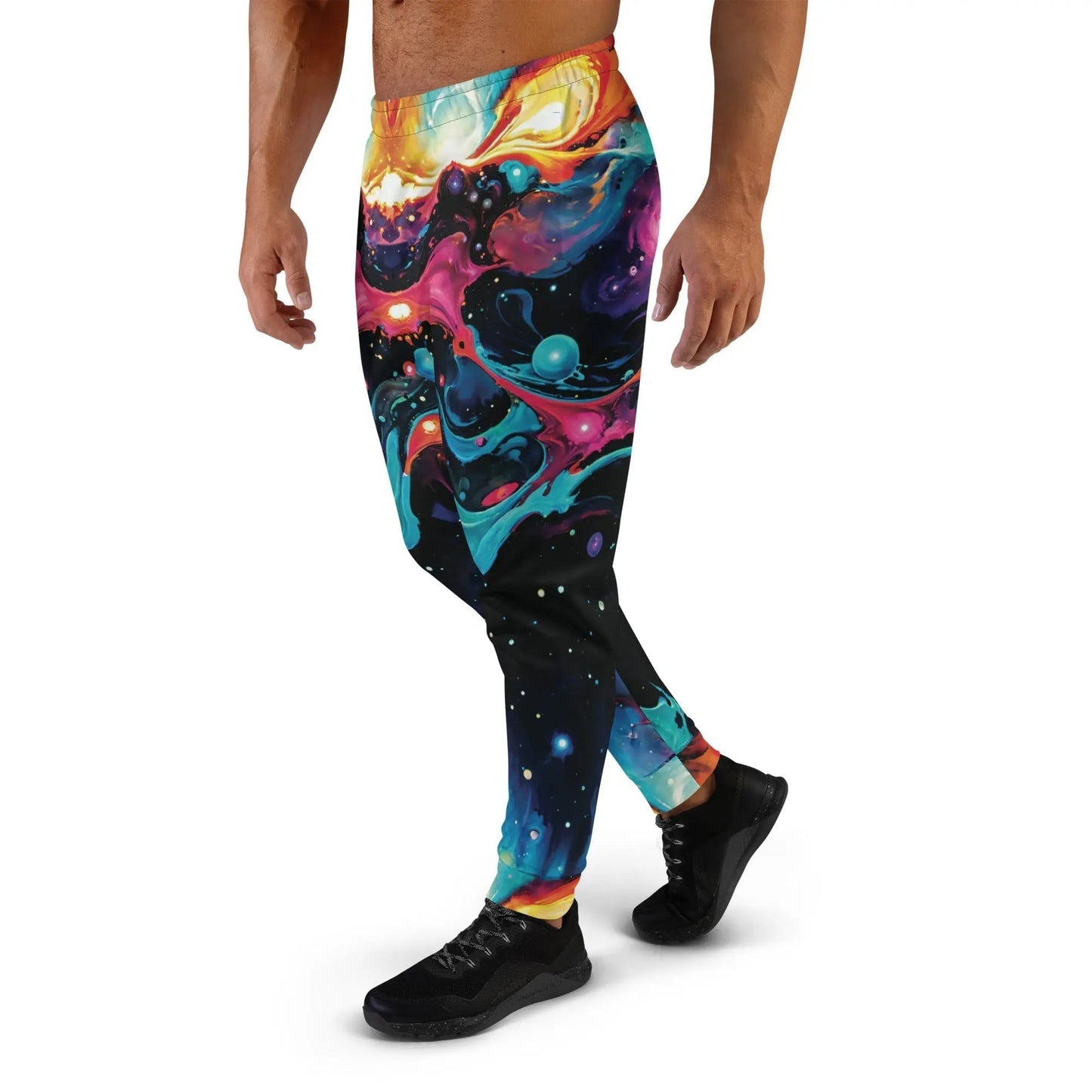 Men's Comfortable Joggers  - Astral Tempest - by Jelly Kvlt