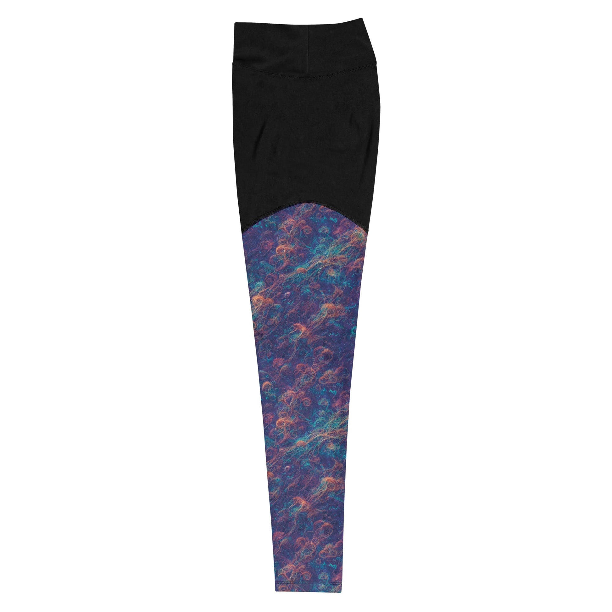 Compression Leggings - Galactic Tangle | Jelly Kvlt