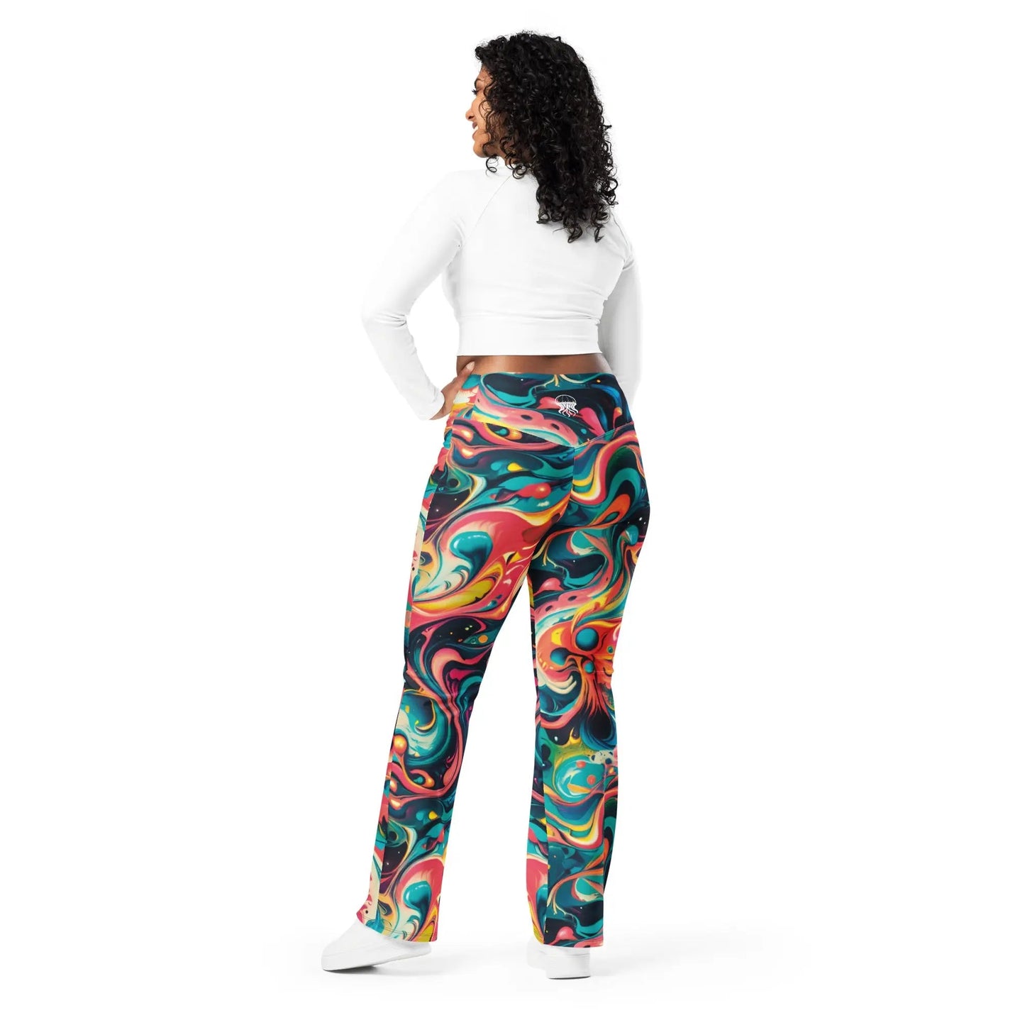 Flare Leggings - Celestial Splash | Bold & Comfortable by Jelly Kvlt