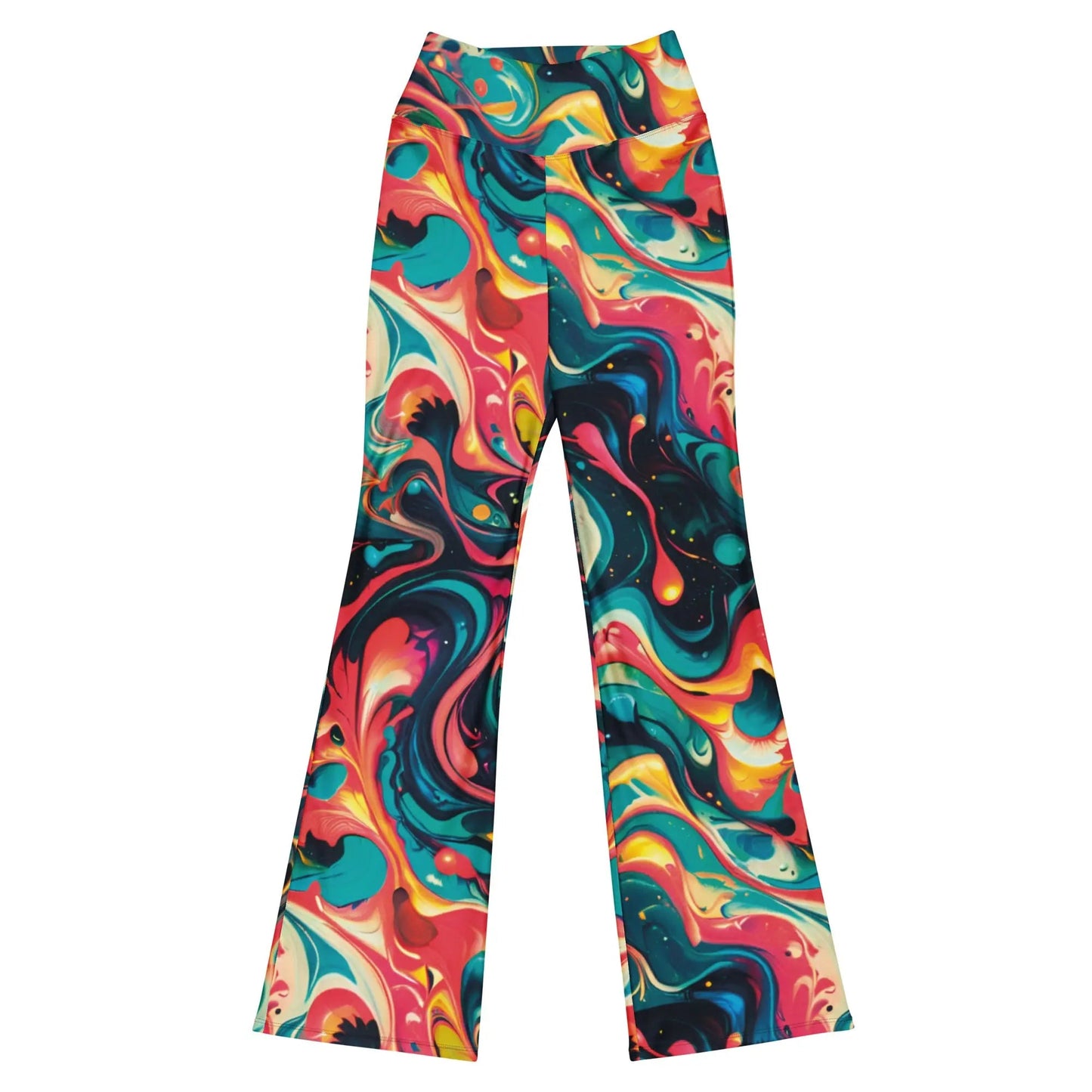 Flare Leggings - Celestial Splash | Bold & Comfortable by Jelly Kvlt