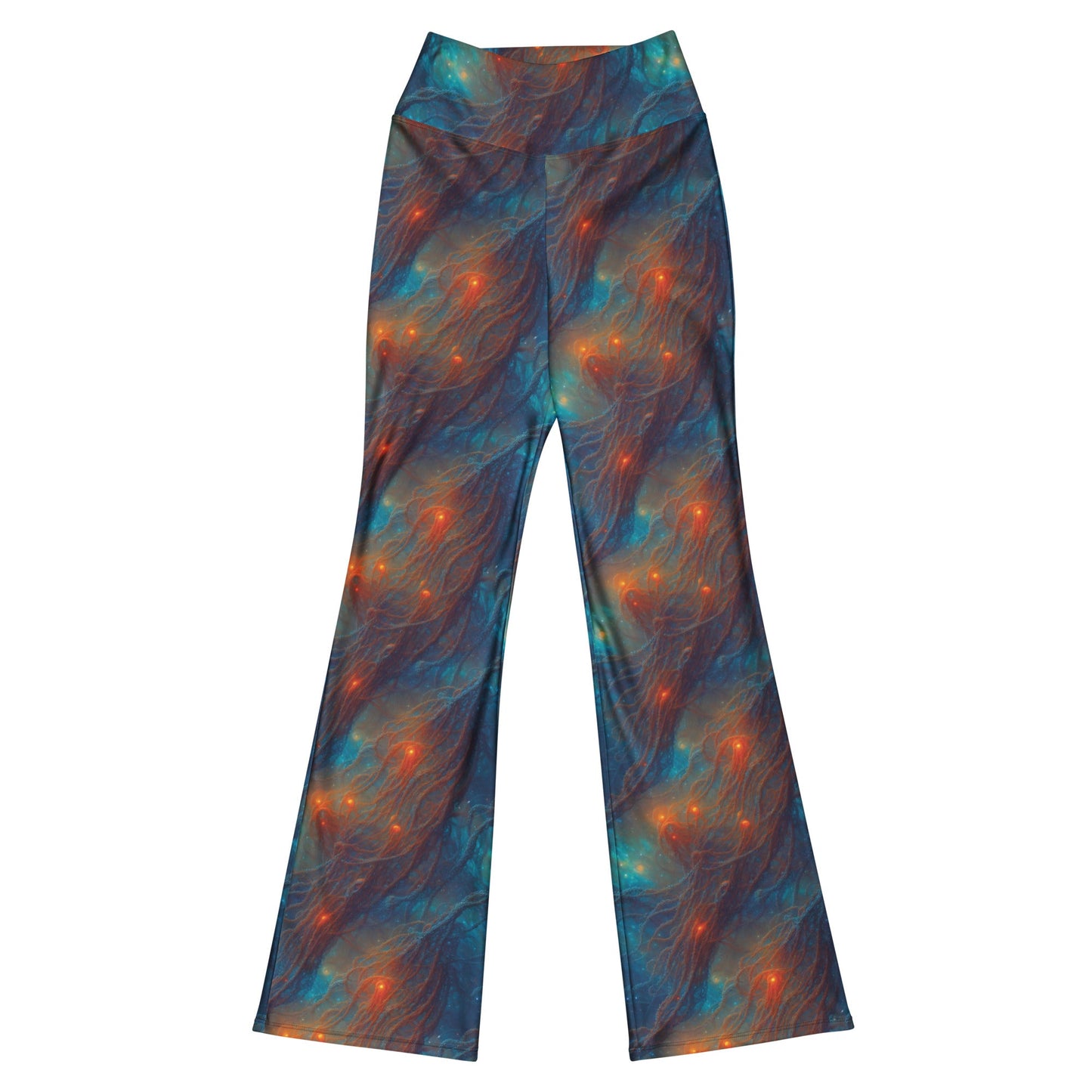 Flare leggings - Nebular Nexus | Jelly Kvlt