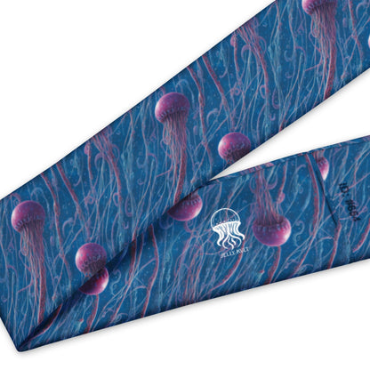 Headband - Blue and Violet Jellyfishes - by Jelly Kvlt