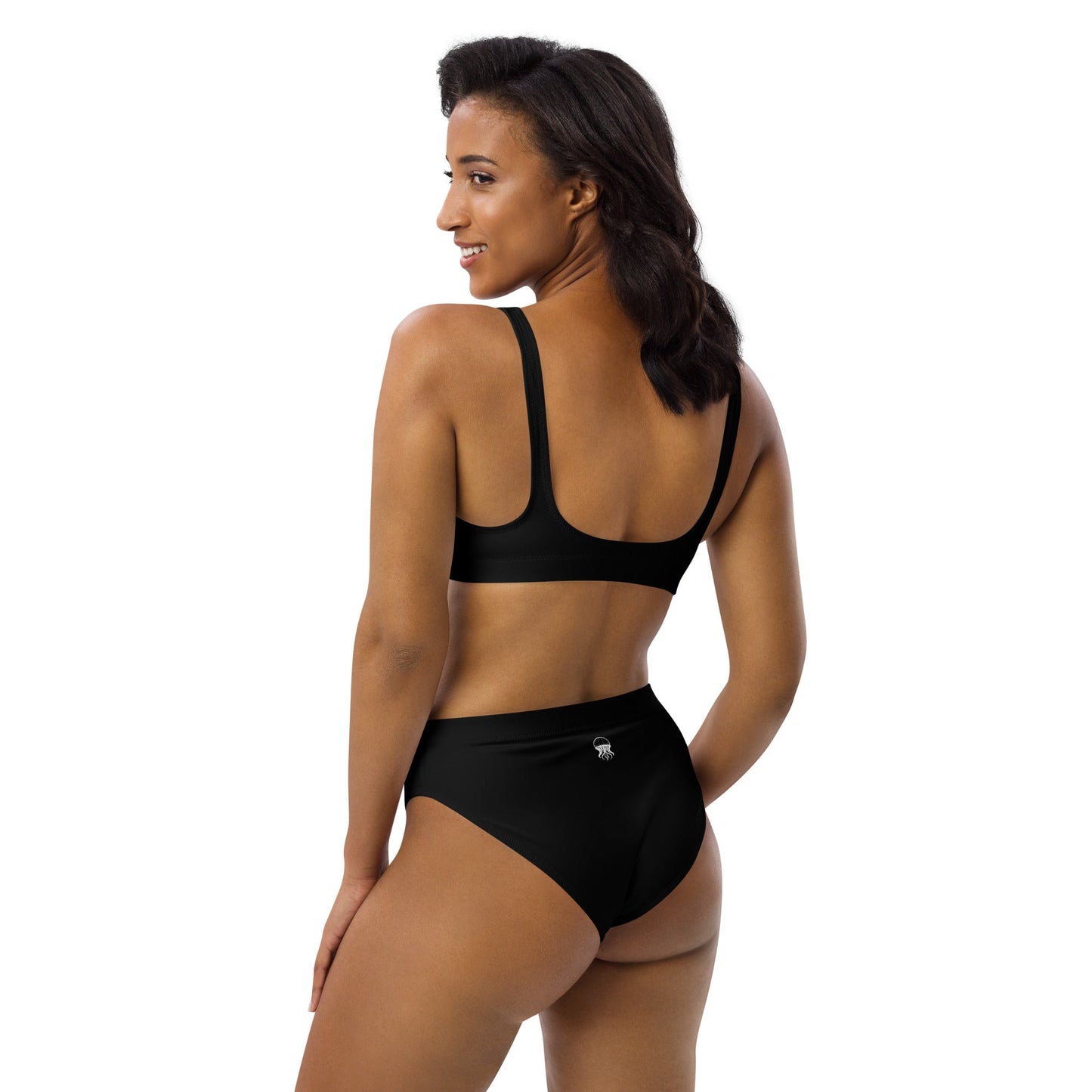 High-waisted bikini - Noir Jelly Kvlt