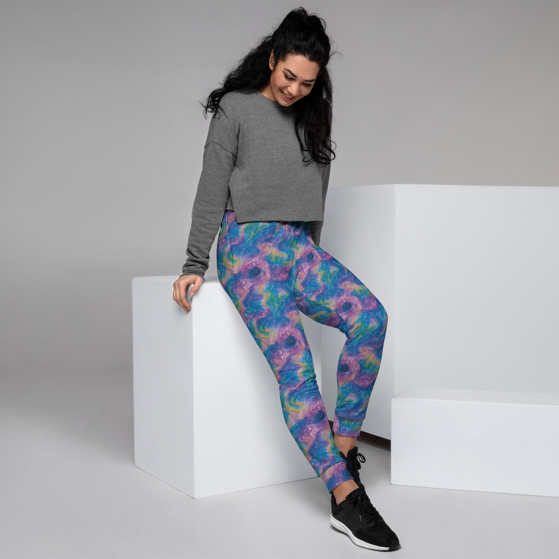 Women's Joggers - Quantum Drift - by Jelly Kvlt