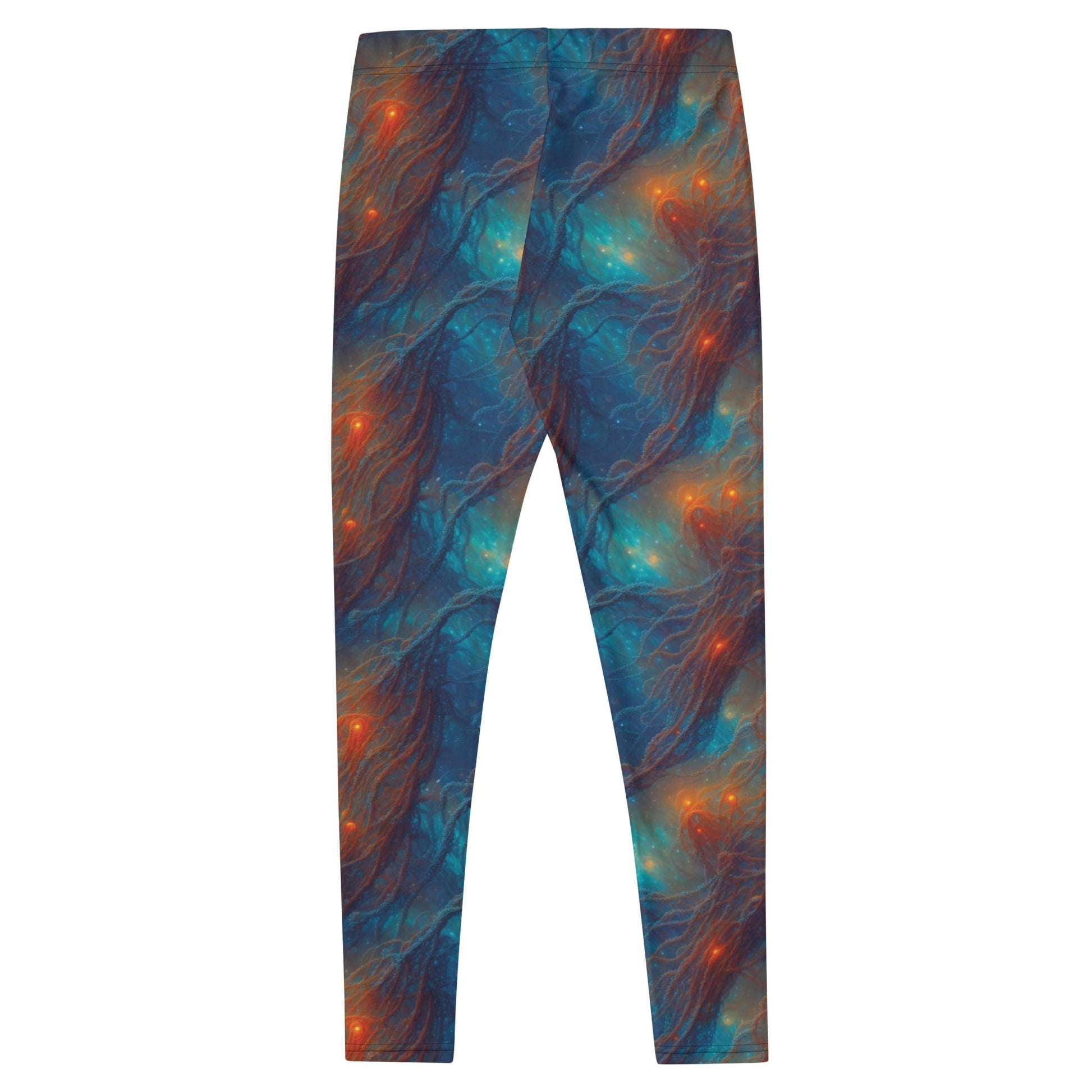 Women's Mid-Rise Leggings - Nebular Nexus - by Jelly Kvlt