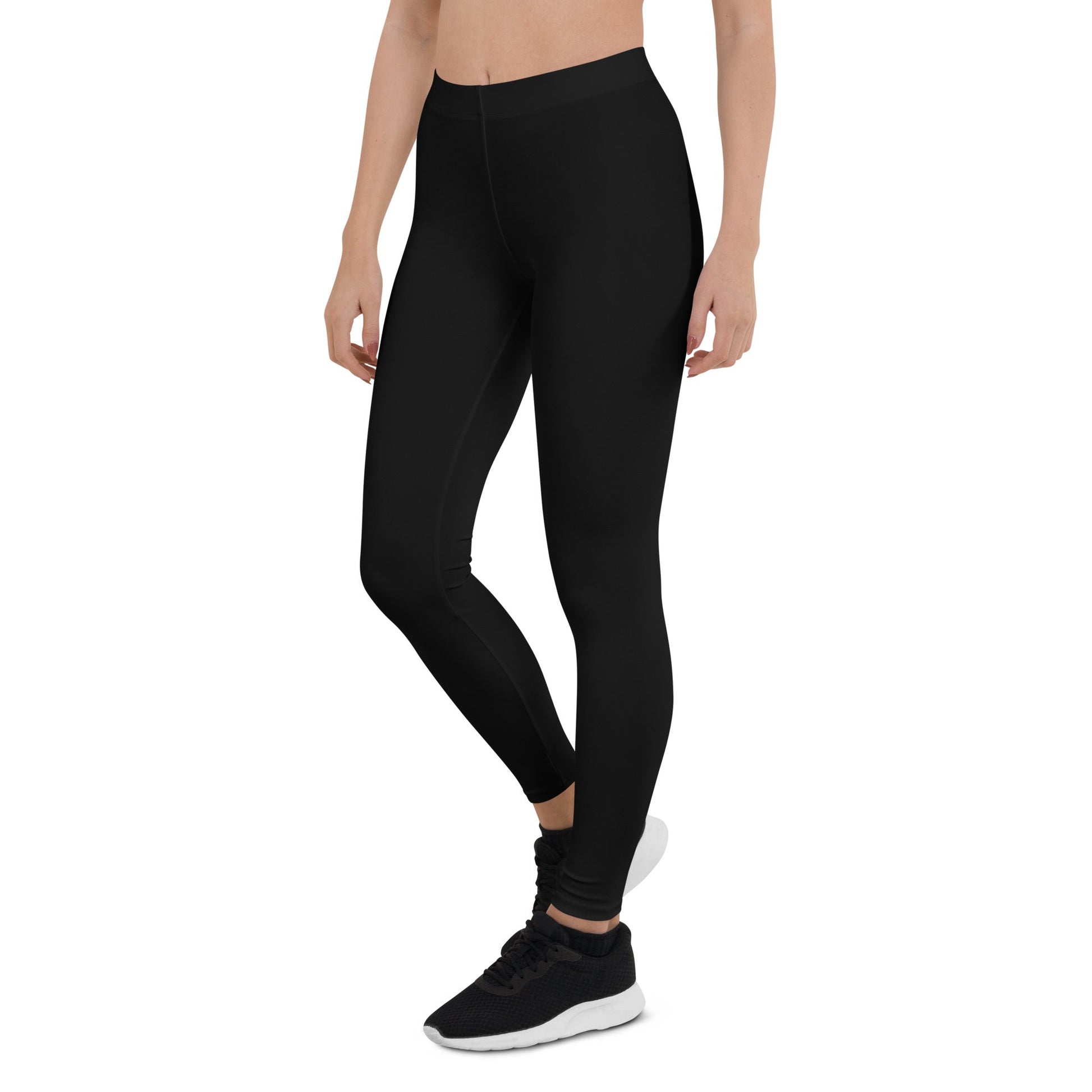 Women's Mid-Rise Leggings - Noir - by Jelly Kvlt