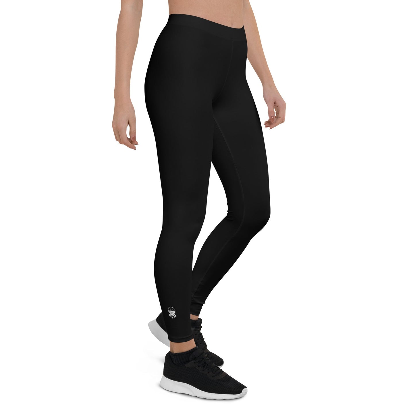 Women's Mid-Rise Leggings - Noir - by Jelly Kvlt