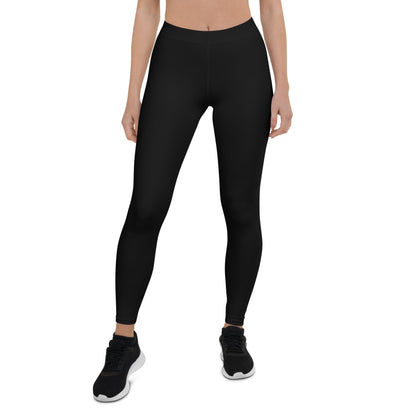 Women's Mid-Rise Leggings - Noir - by Jelly Kvlt