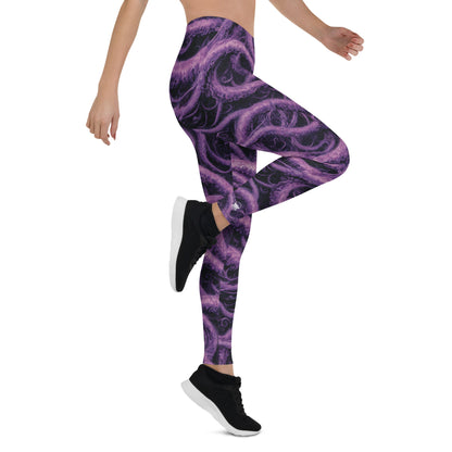 Women's Mid-Rise Leggings - Void Reach - by Jelly Kvlt