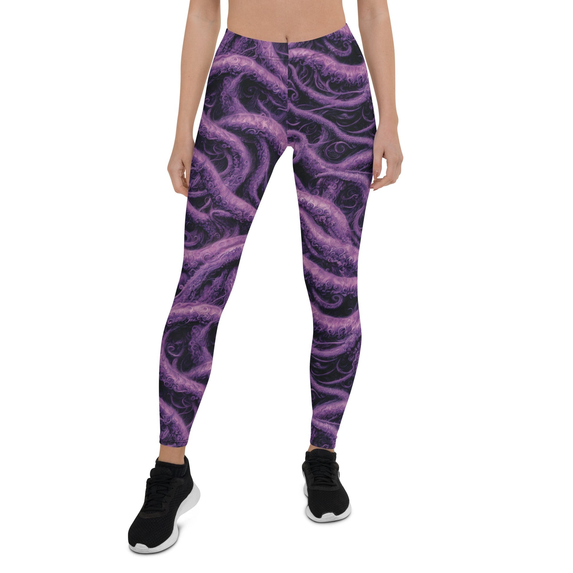 Women's Mid-Rise Leggings - Void Reach - by Jelly Kvlt