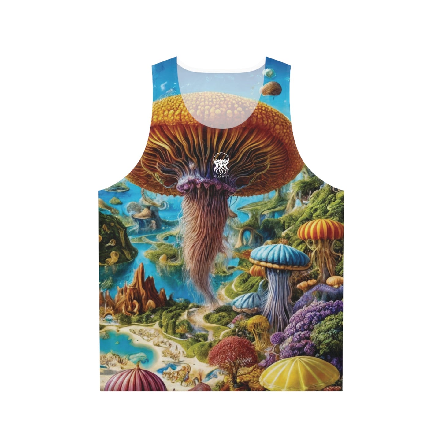 Light Tank Top - Aquatic Utopia - by Jelly Kvlt