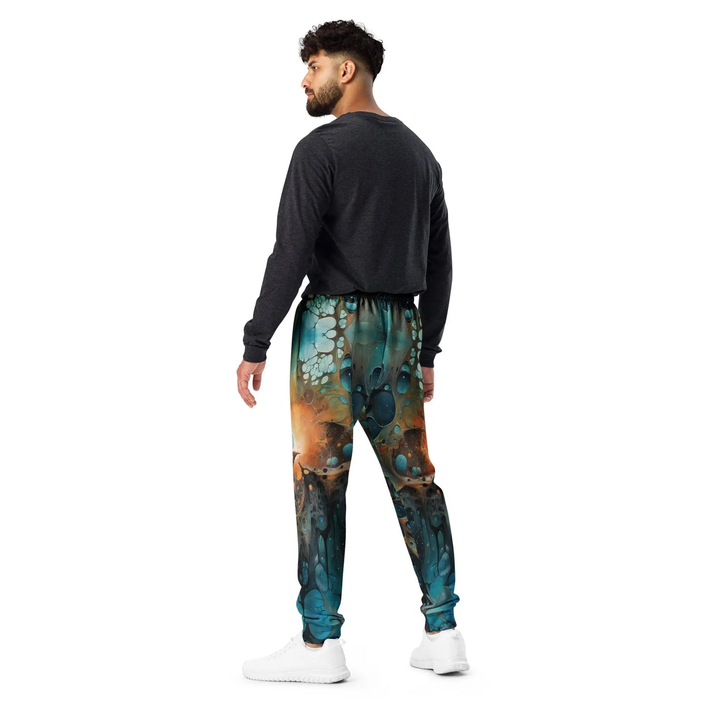 Men's Comfortable Joggers - Chthonic Echoes - by Jelly Kvlt