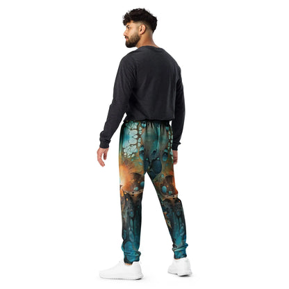 Men's Comfortable Joggers - Chthonic Echoes - by Jelly Kvlt