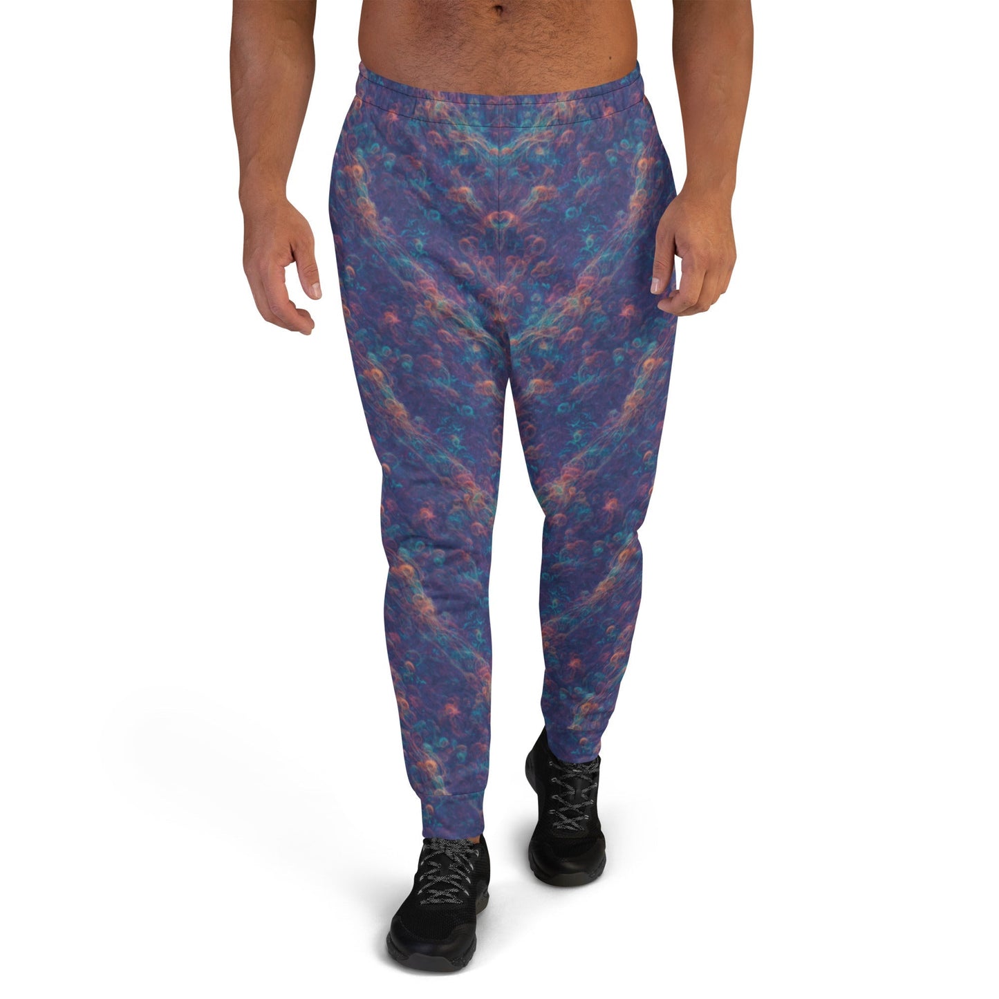 Men's Comfortable Joggers - Galactic Tangle - by Jelly Kvlt