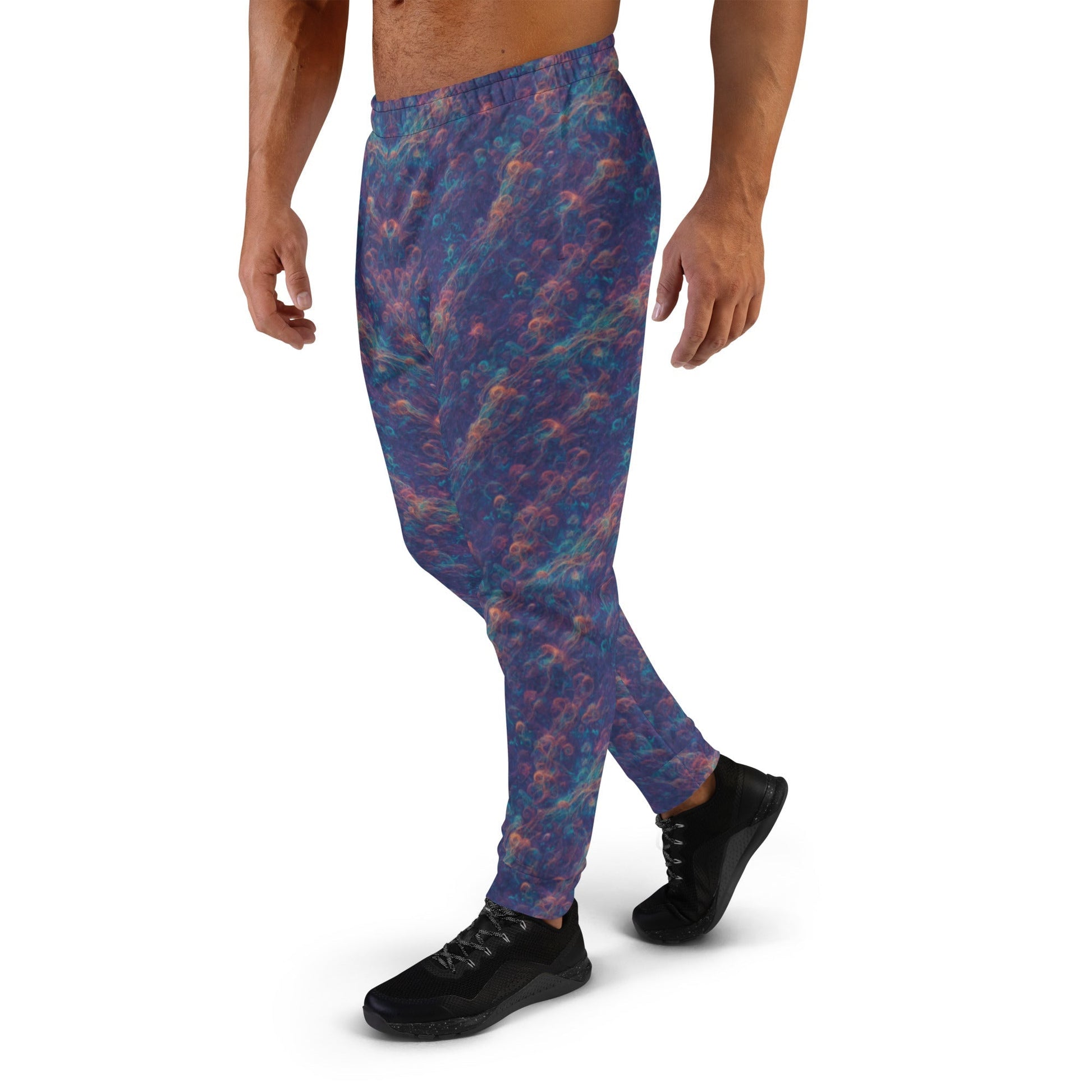 Men's Comfortable Joggers - Galactic Tangle - by Jelly Kvlt