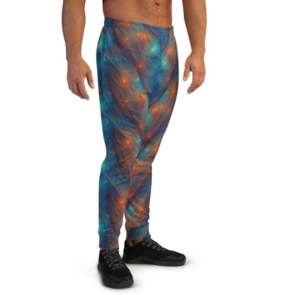 Men's Comfortable Joggers - Nebular Nexus - by Jelly Kvlt