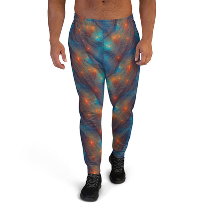 Men's Comfortable Joggers - Nebular Nexus - by Jelly Kvlt