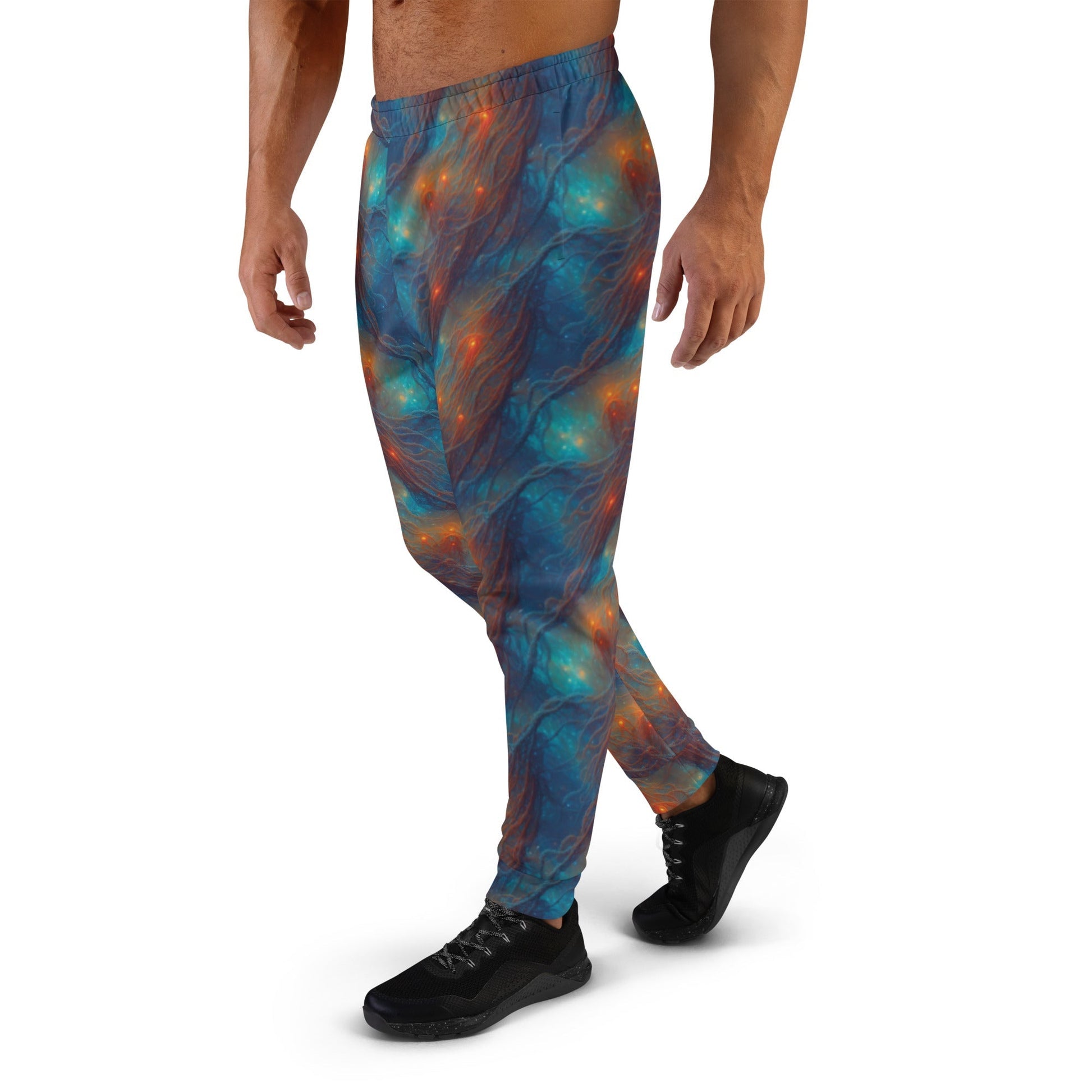 Men's Comfortable Joggers - Nebular Nexus - by Jelly Kvlt