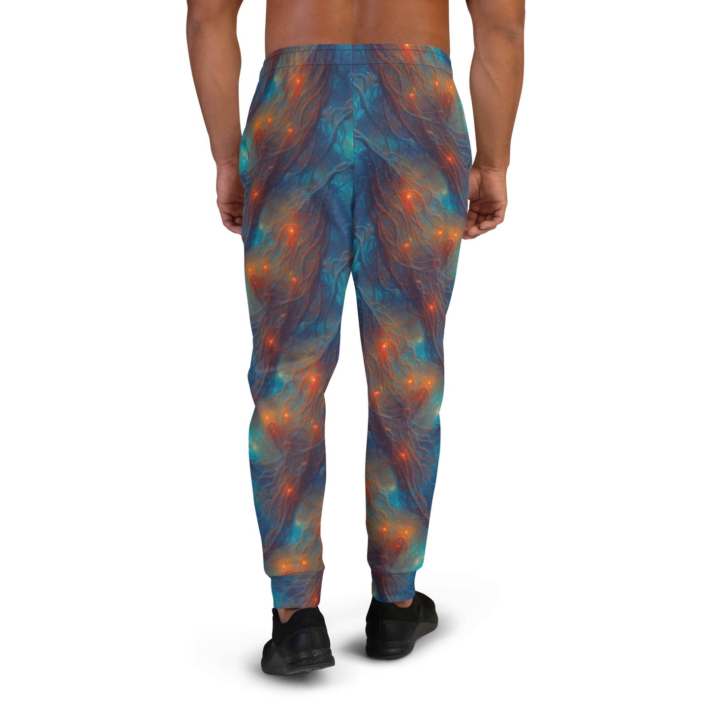 Men's Comfortable Joggers - Nebular Nexus - by Jelly Kvlt