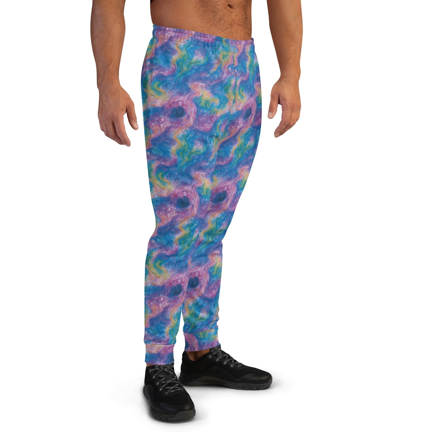 Men's Comfortable Joggers - Quantum Drift - by Jelly Kvlt