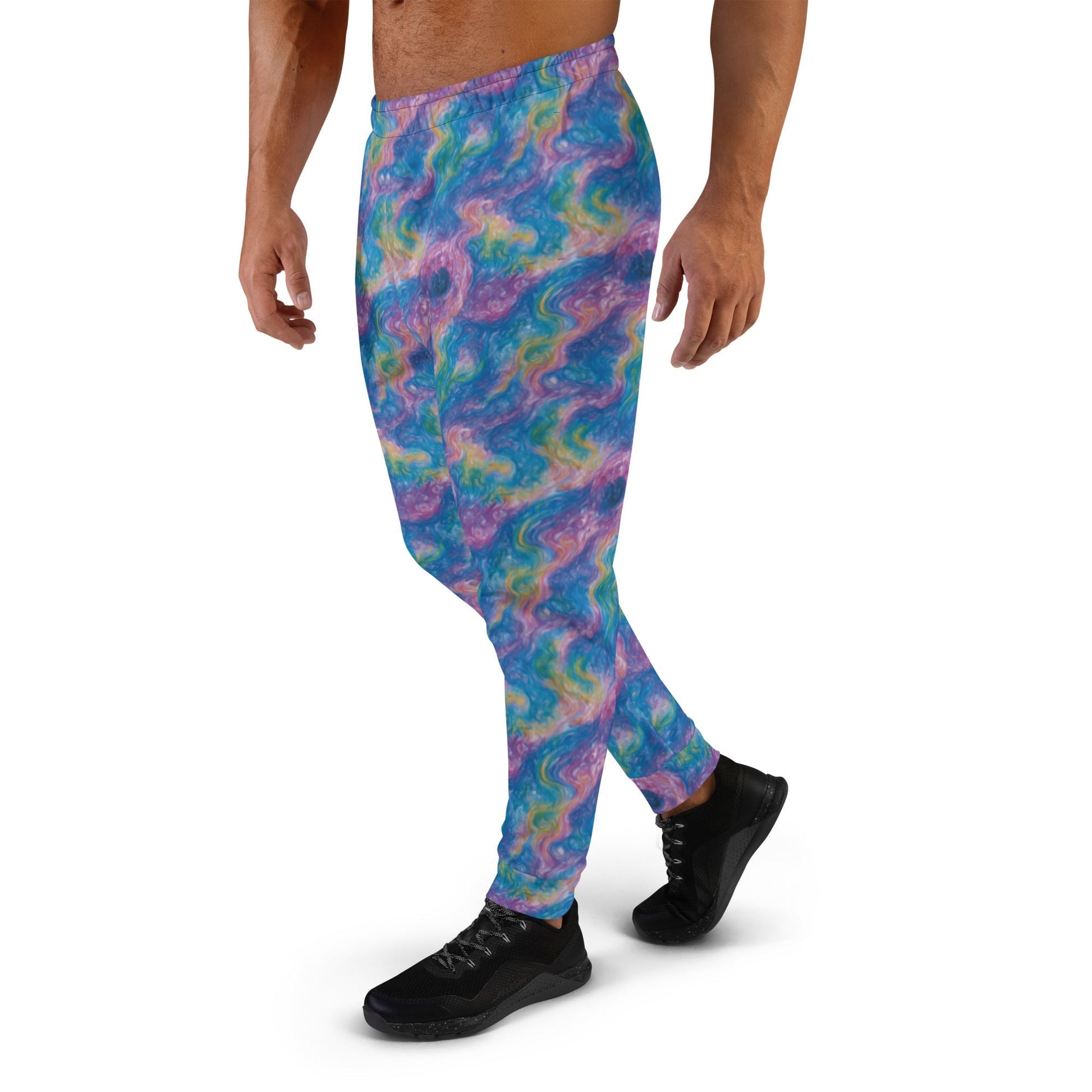 Men's Comfortable Joggers - Quantum Drift - by Jelly Kvlt