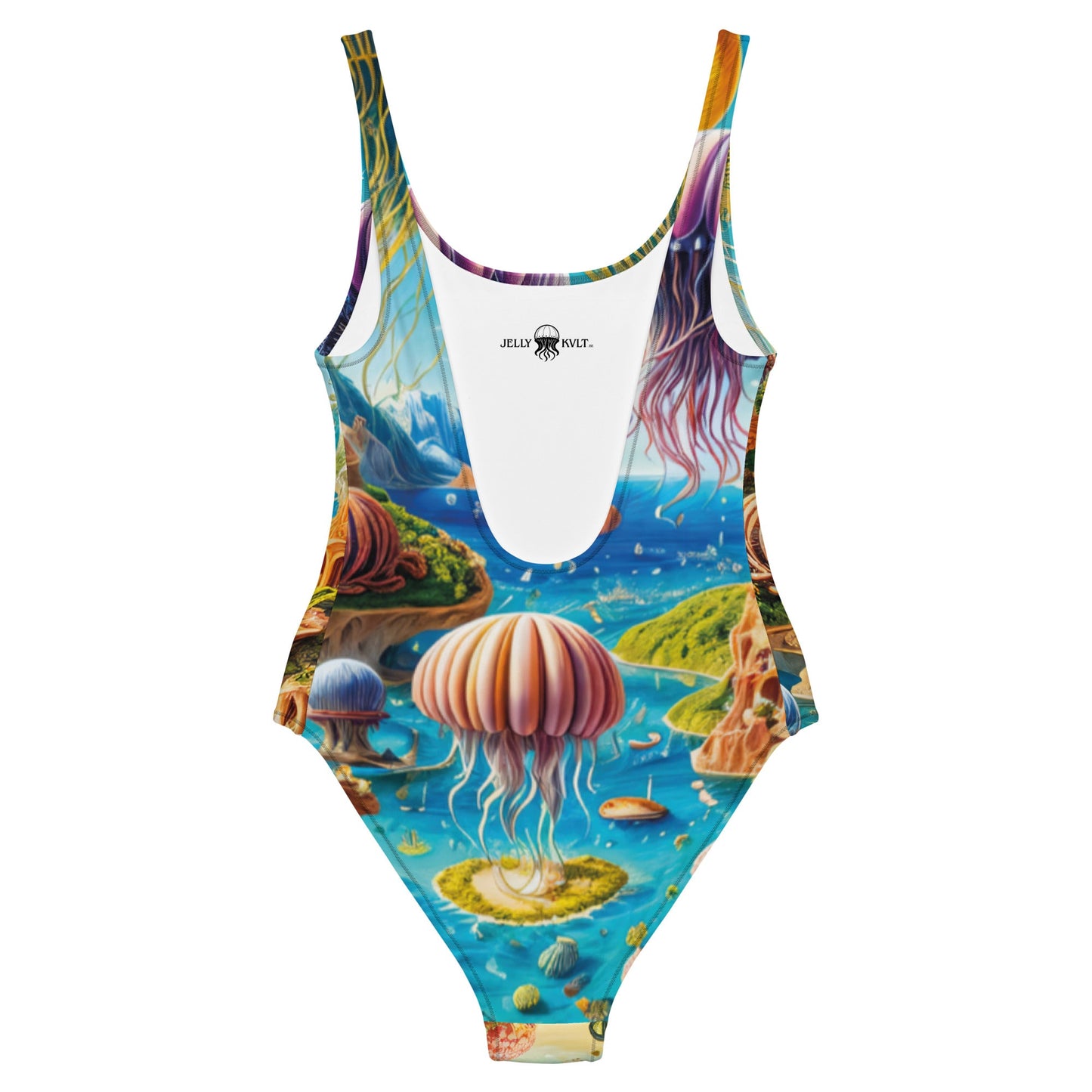 One-Piece Swimsuit - Aqua Fantasia | Jelly Kvlt