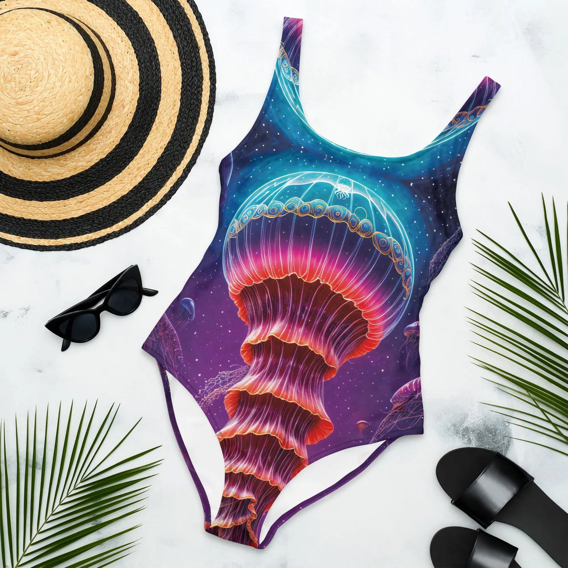 One-Piece Swimsuit - Arcane Medusa - by Jelly Kvlt