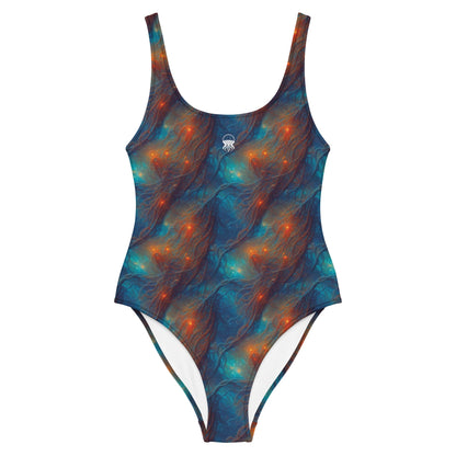 One-Piece Swimsuit - Nebular Nexus | Jelly Kvlt