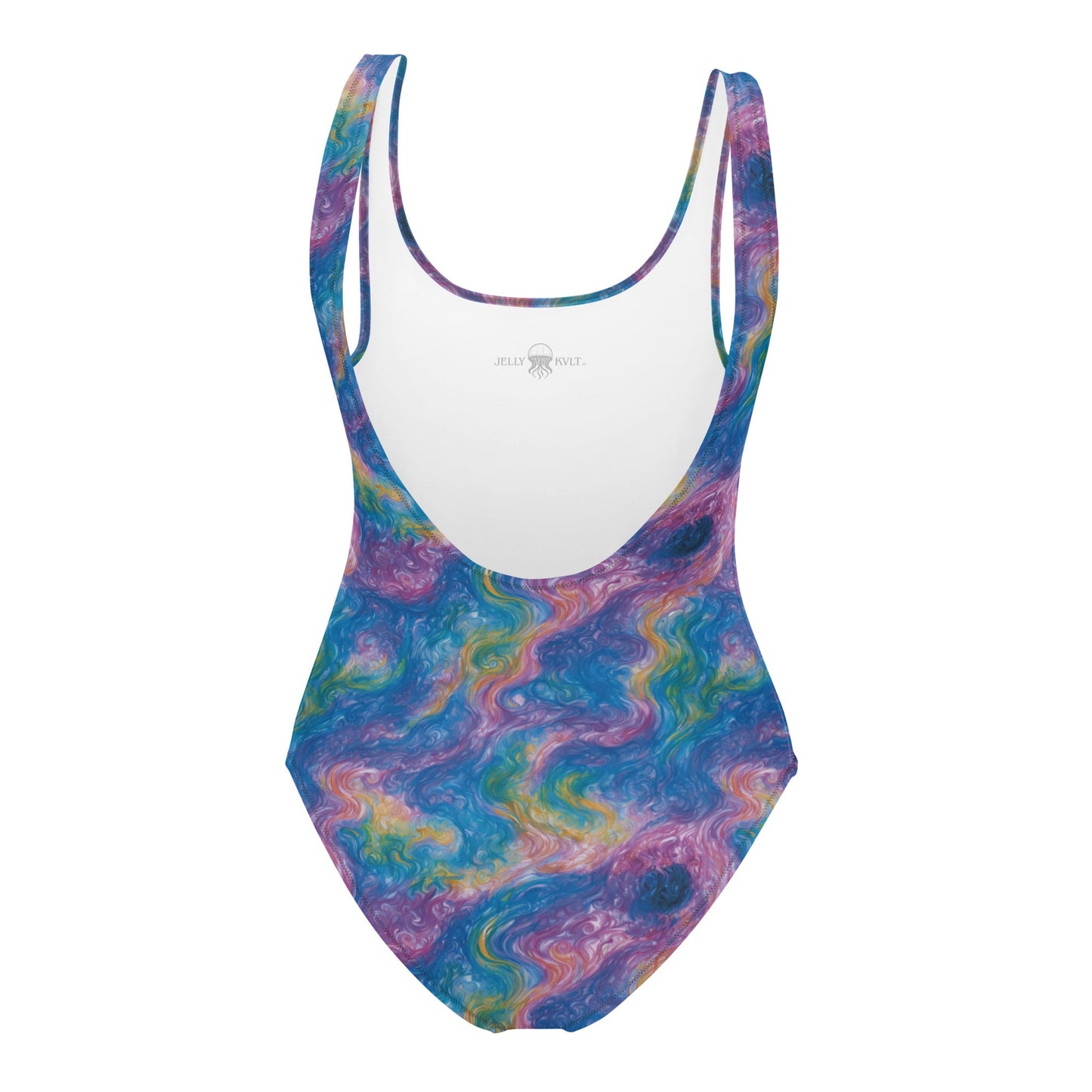 One-Piece Swimsuit - Quantum Drift | Jelly Kvlt