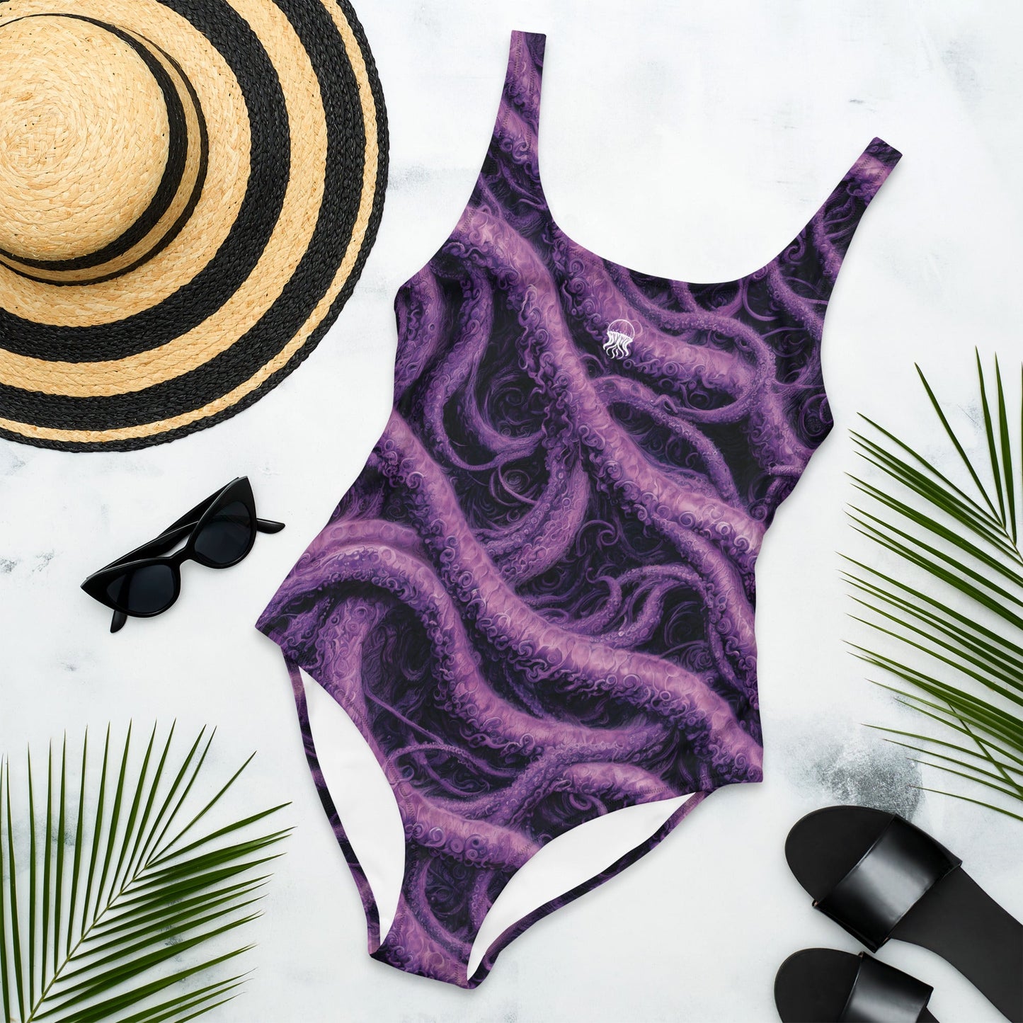 One-Piece Swimsuit - Void Reach | Jelly Kvlt