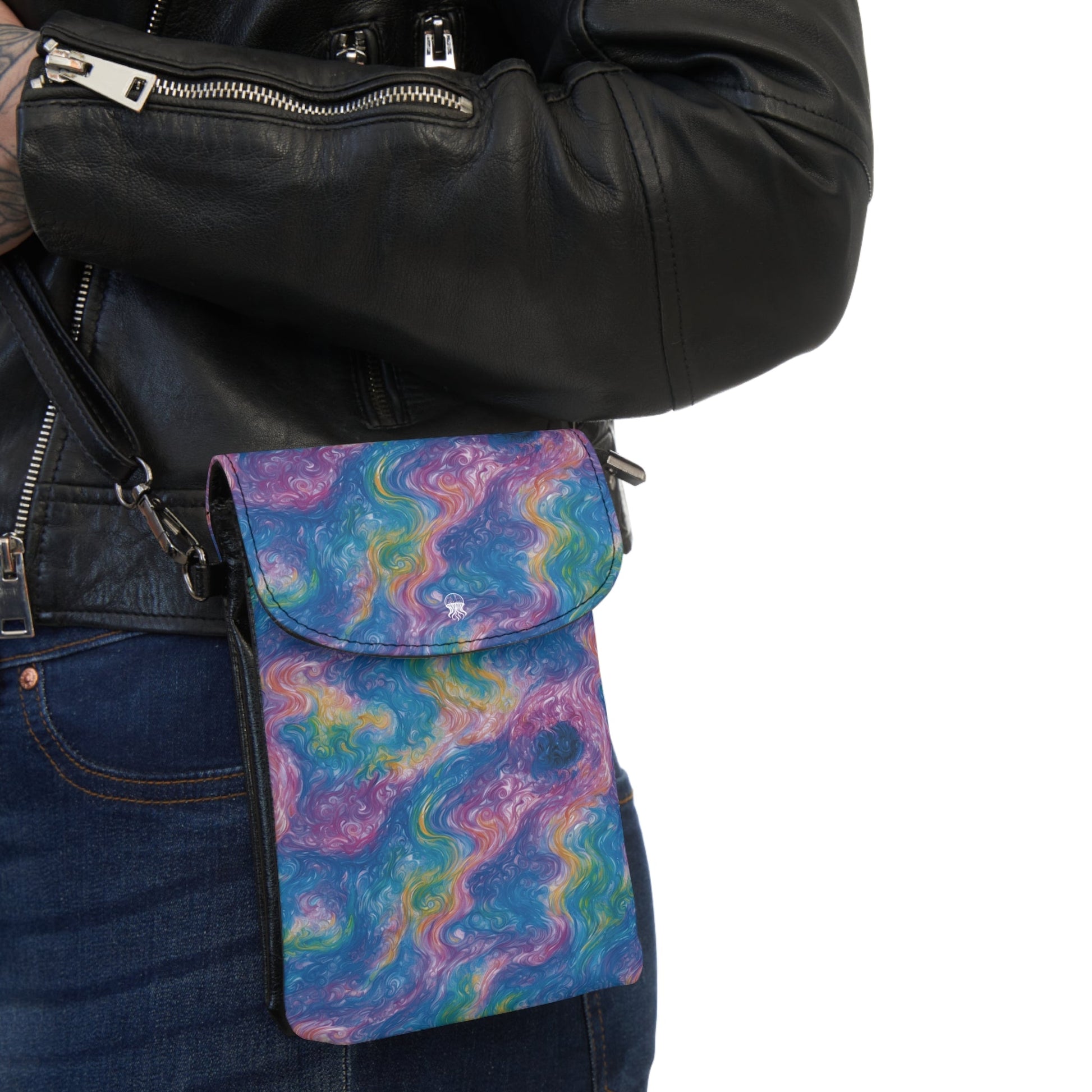 Lightweight Phone Bag - Quantum Drift - by Jelly Kvlt