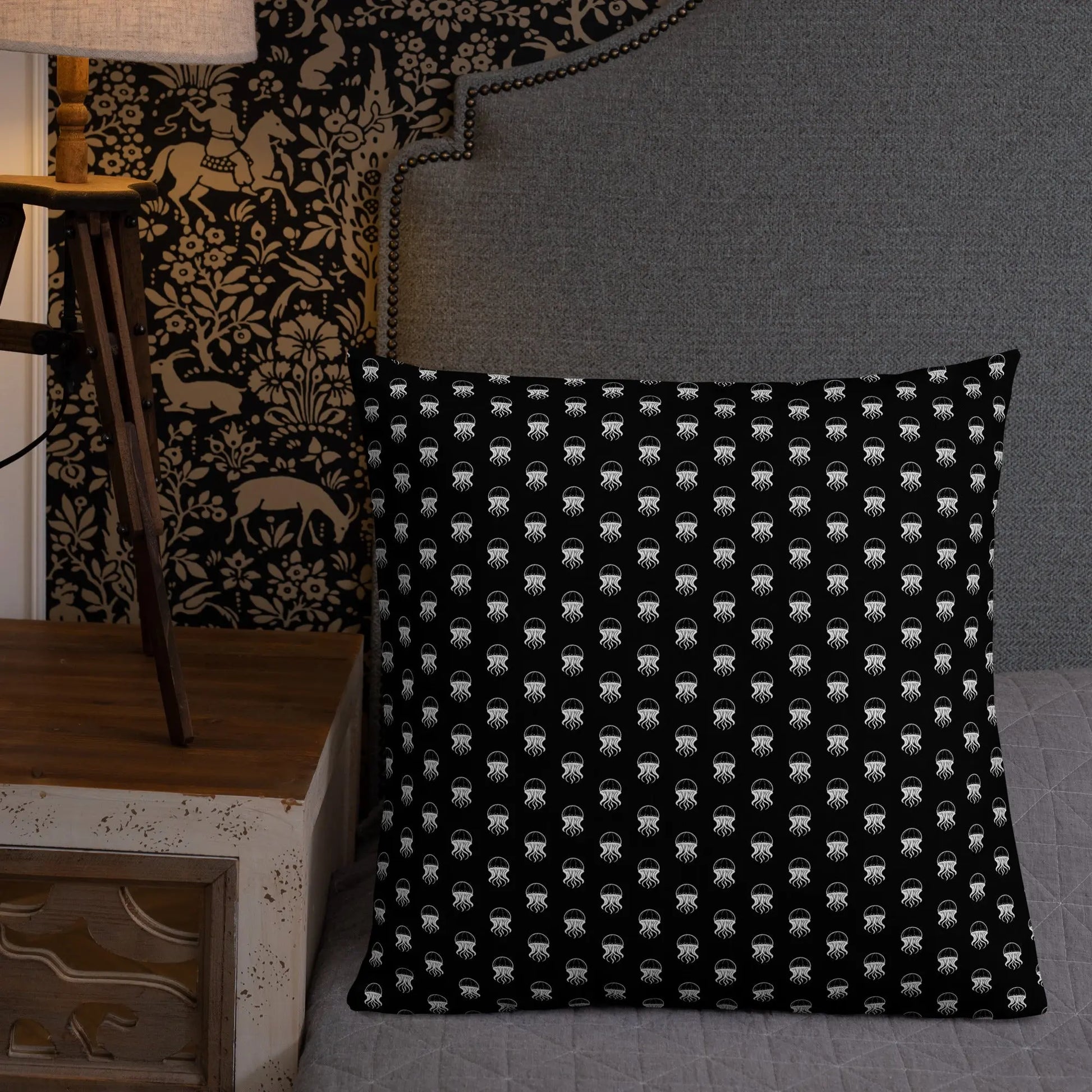 Premium Pillow - Jellyfish Invaders | Stylish & Comfortable by Jelly Kvlt