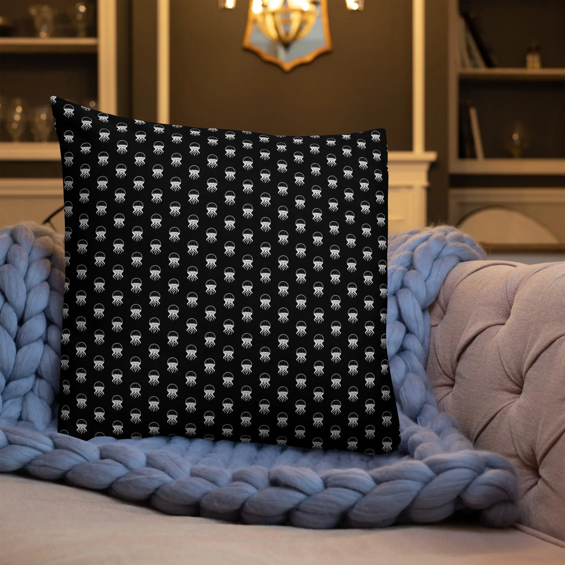 Premium Pillow - Jellyfish Invaders | Stylish & Comfortable by Jelly Kvlt