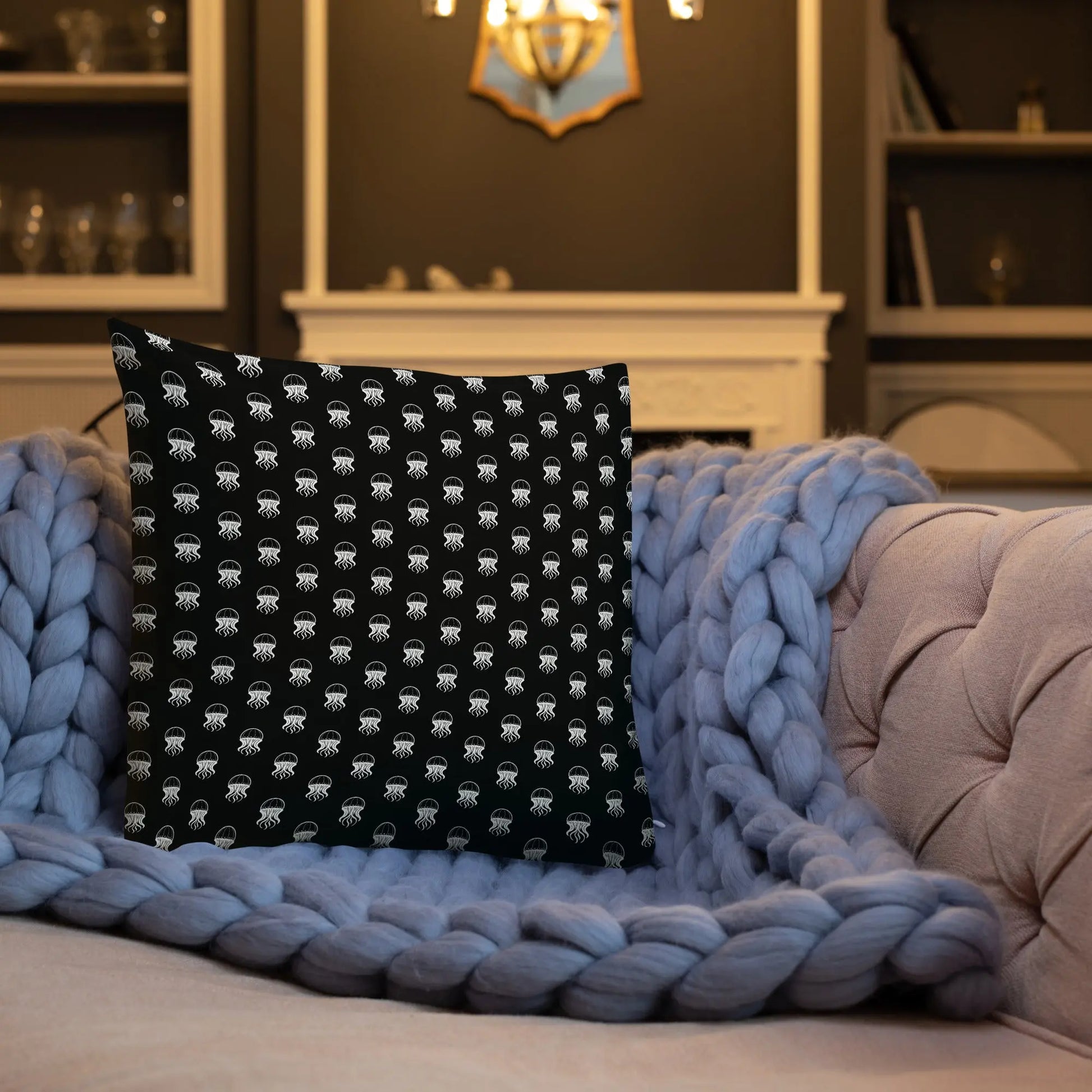 Premium Pillow - Jellyfish Invaders | Stylish & Comfortable by Jelly Kvlt