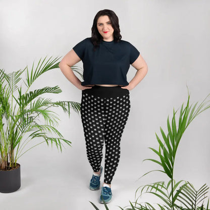 Plus Size Leggings - Jellyfish Invaders | Retro & Comfortable by Jelly Kvlt