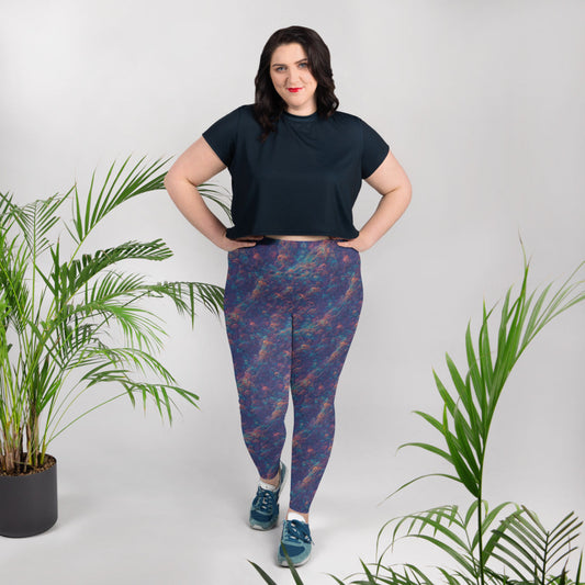 Plus Size Leggings - Galactic Tangle | Jelly Kvlt