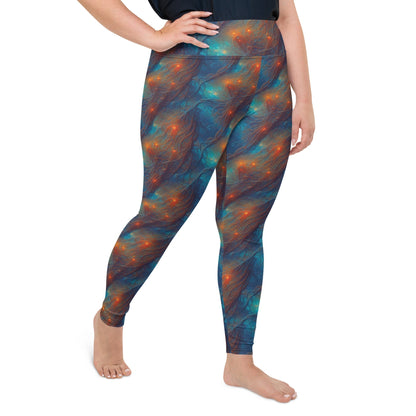 Plus Size Leggings - Nebular Nexus | Jelly Kvlt