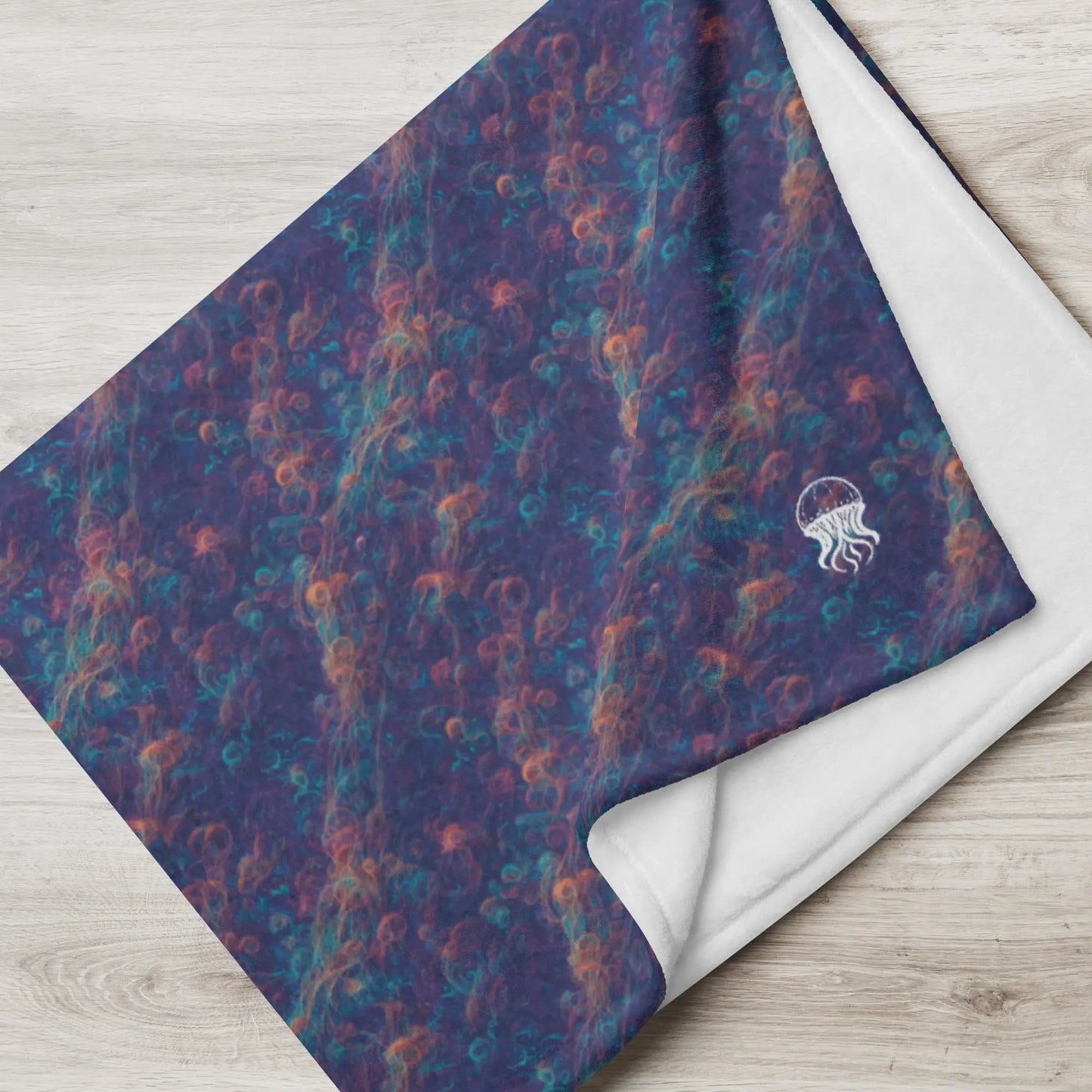 Soft Fleece Throw Blanket - Galactic Tangle - by Jelly Kvlt