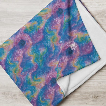 Soft Fleece Throw Blanket - Quantum Drift | Jelly Kvlt