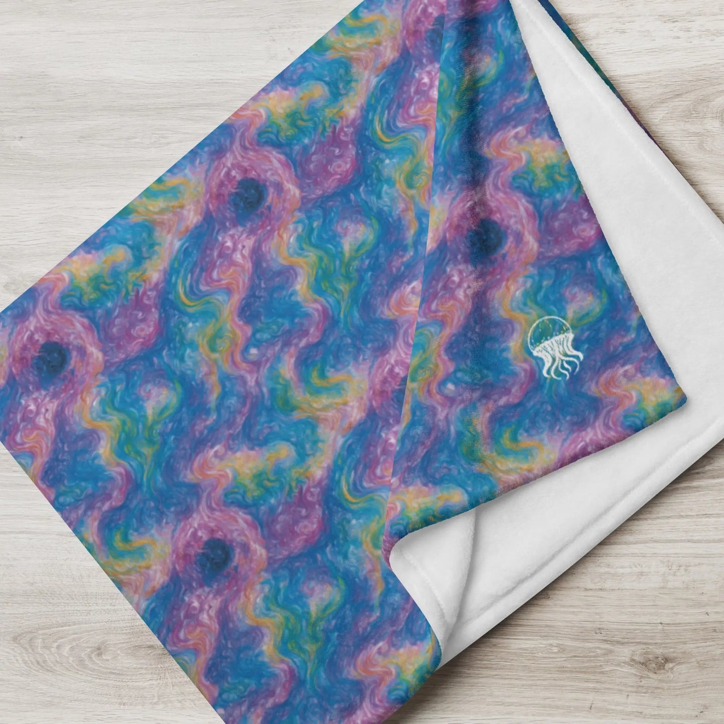 Soft Fleece Throw Blanket - Quantum Drift | Jelly Kvlt